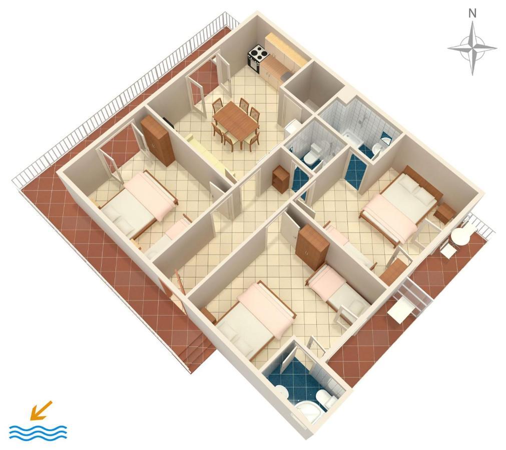 Apartments By The Sea Podaca, Makarska - 515 外观 照片