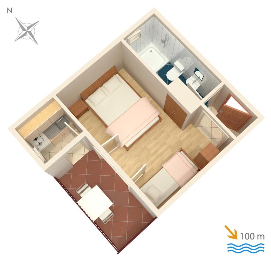 Apartments By The Sea Podaca, Makarska - 515 外观 照片